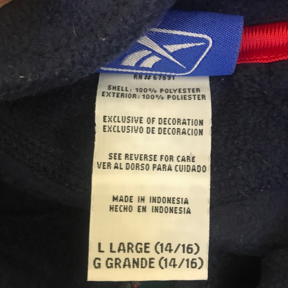 NFL Patriots 1/4 zip Pullover Sweatshirt - Picture 6 of 6